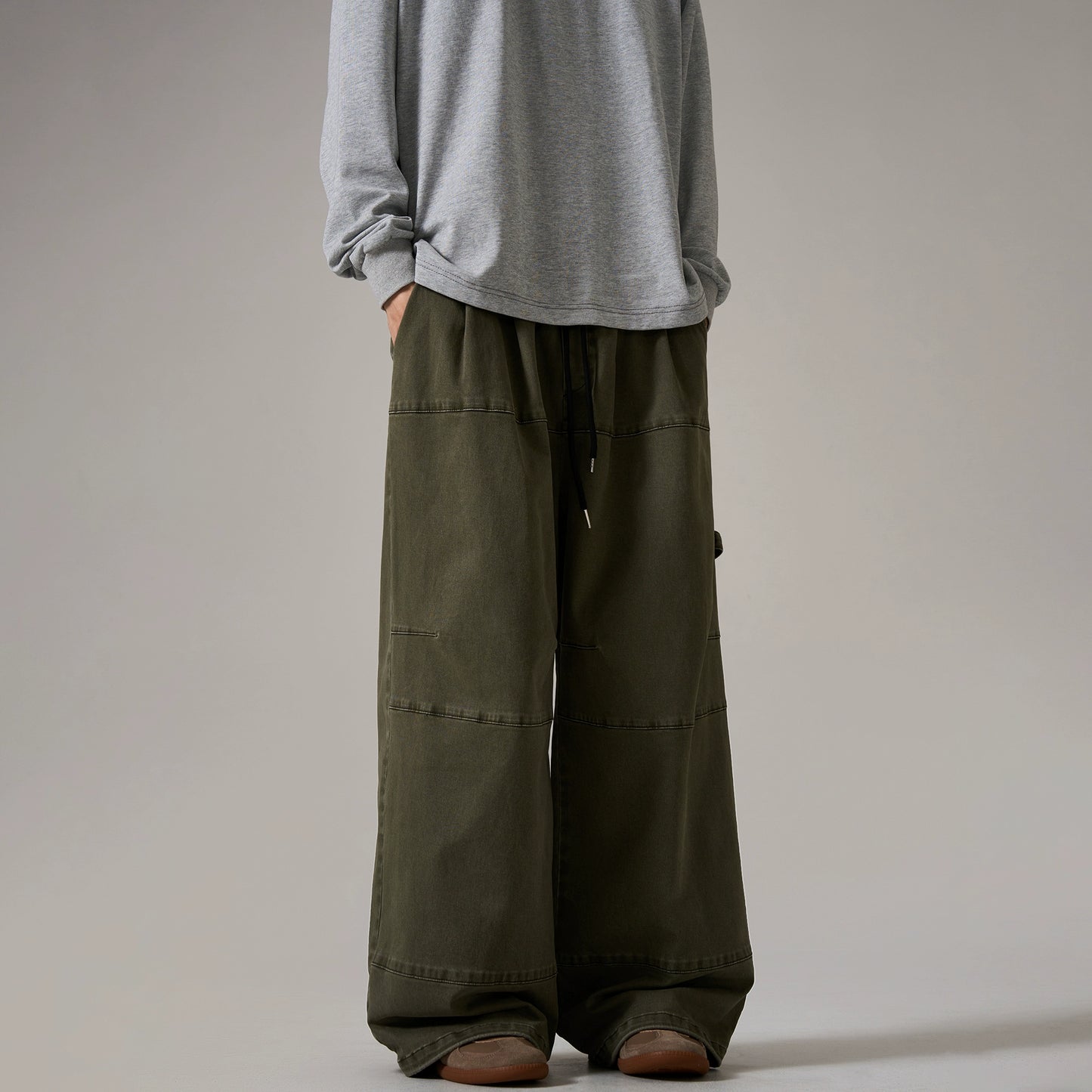 Wide Leg Cotton Pants WN8990