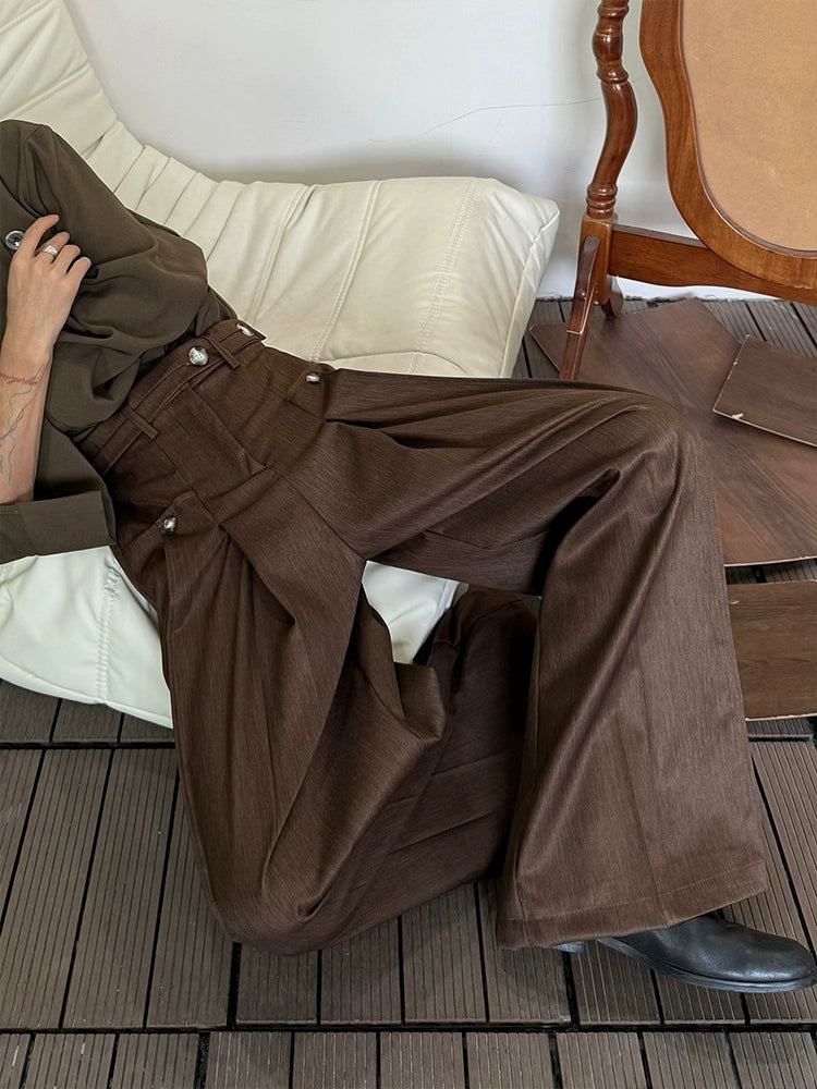 High Waist Wide Leg Trousers WN20029