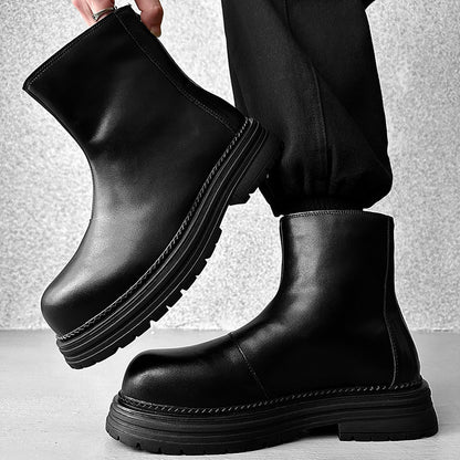 Platform Thick Sole Zipper Boots WN24520