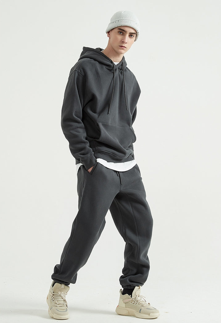 Fleece Linning Oversize Hoodie & Fleece Linning Sweatpants WN9945-K