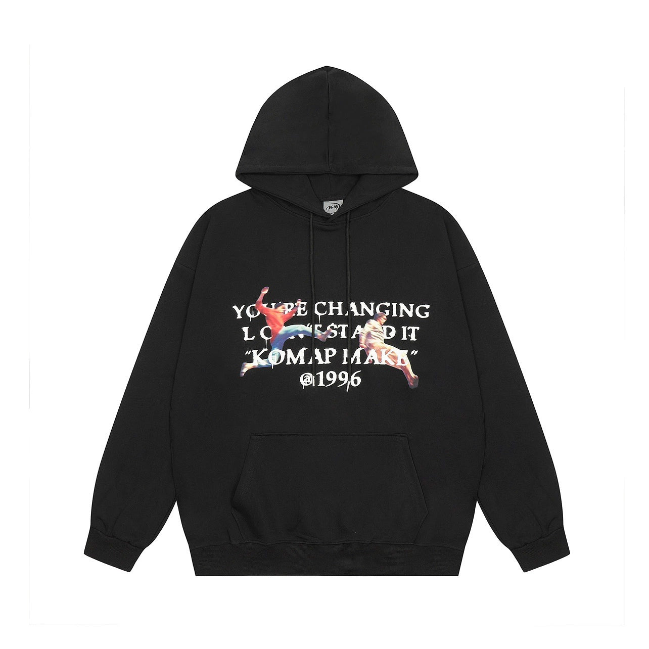 Letter Print Pullover Hoodie WN8388