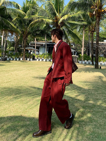 Stylish Zipper Denim Jacket & Denim Jeans Setup WN20394