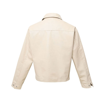 Oersize PU Leather Jacket WN14070