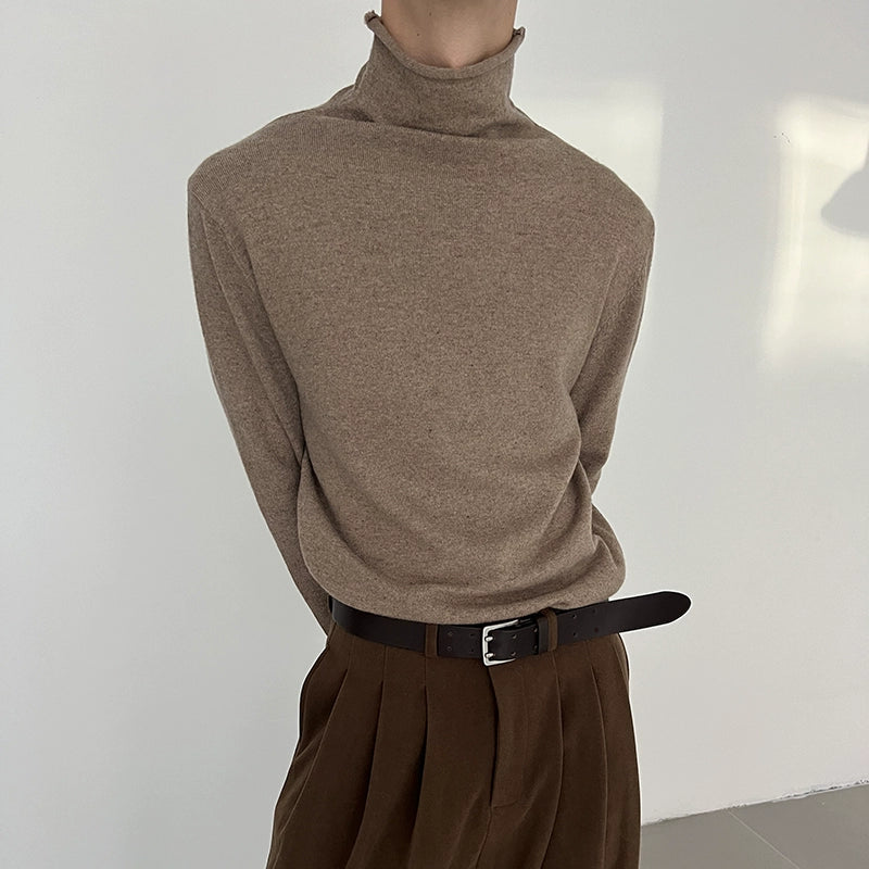 High-Neck Knit Sweater WN21513