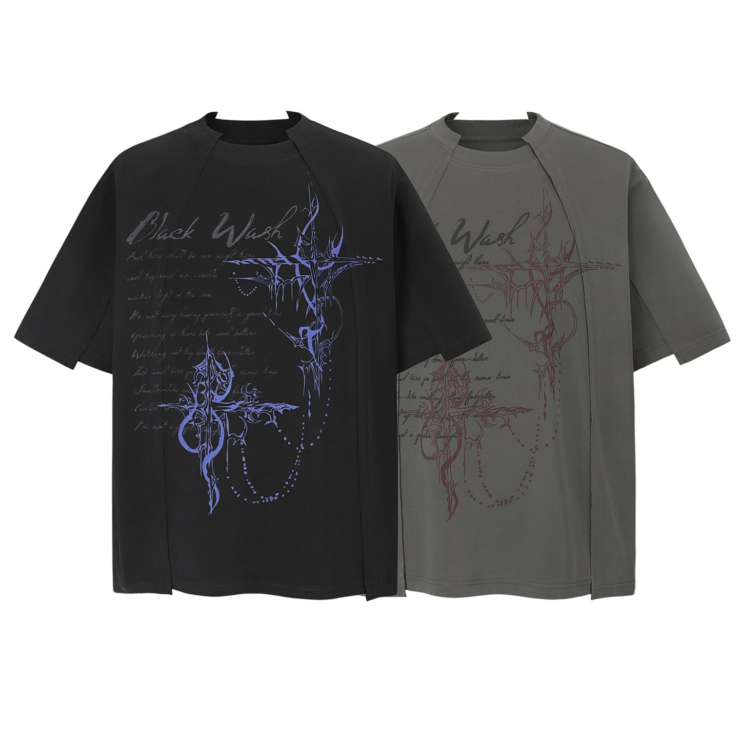 Irregular Design Oversize Short Sleeve T-Shirt WN15098