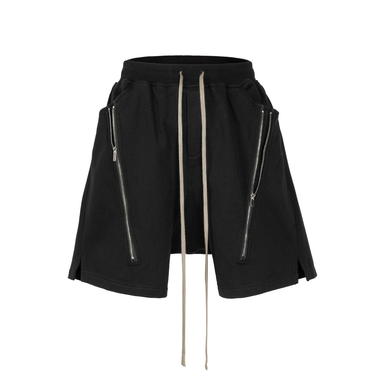 Drawstring Zipper Short Pants WN25491