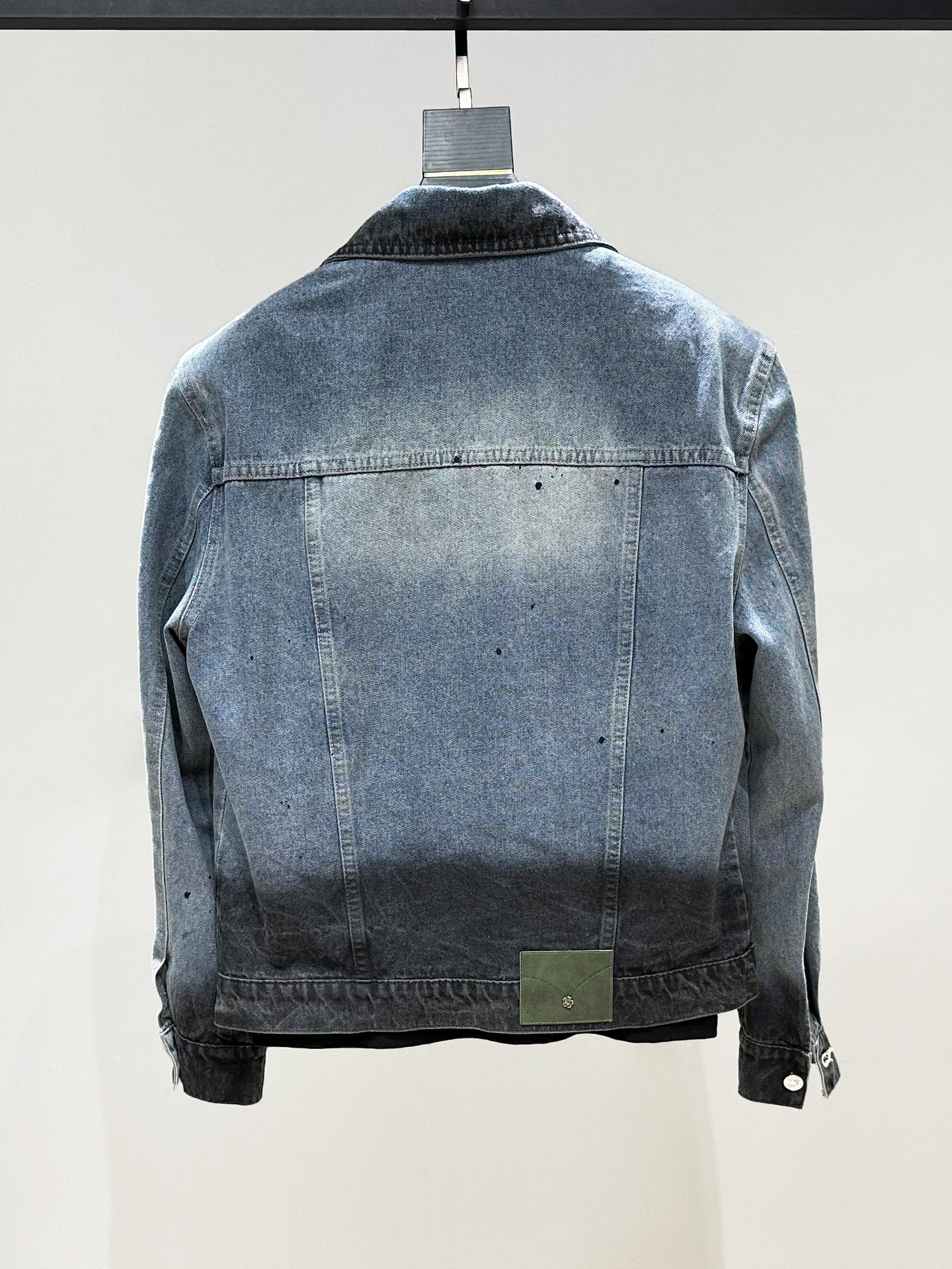 Wash Gradient Damage Denim Jacket & Denim Jeans Setup WN23891