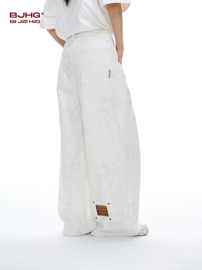 Vintage Wide-Leg Cotton Pants WN9741