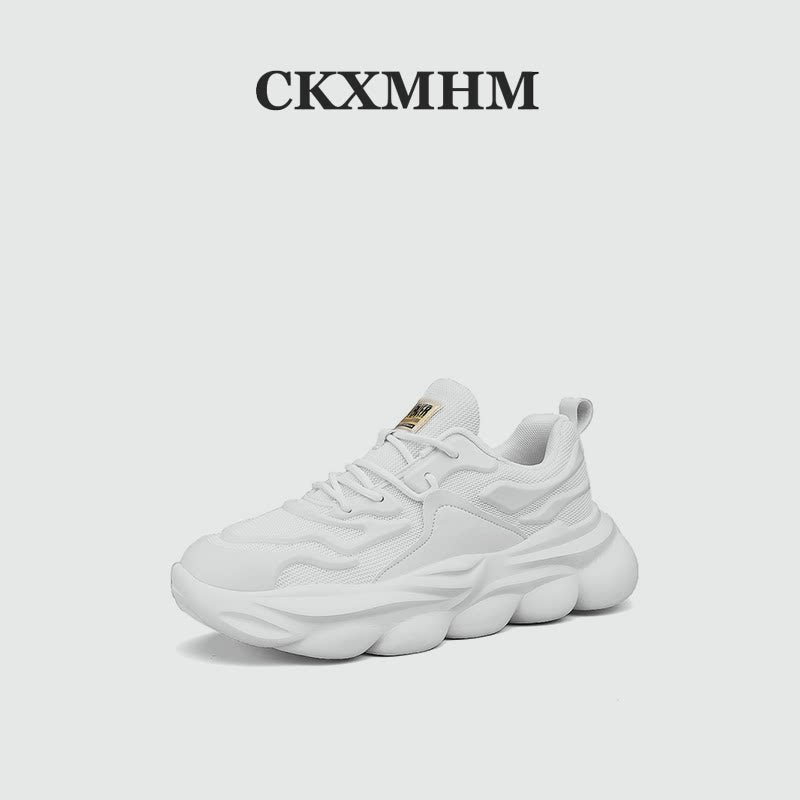 Bubble Sole Mesh Panel Chunky Sneakers WN23366