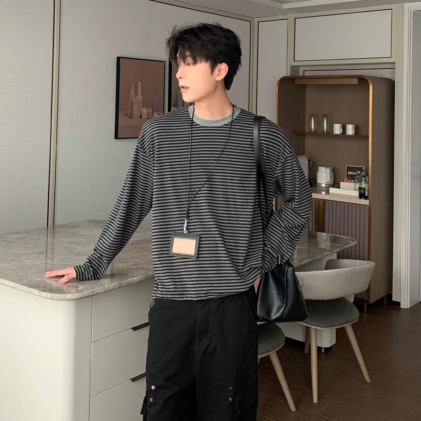 Striped Long Sleeve T-Shirt WN20486