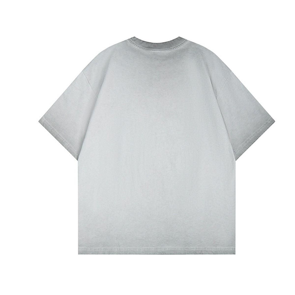 Washed Graphic Letter Print Short Sleeve T-Shirt WN25765