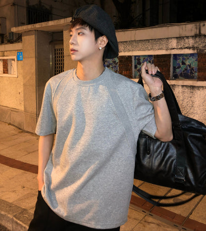 Raglan Design Short Sleeve T-Shirt WN25193