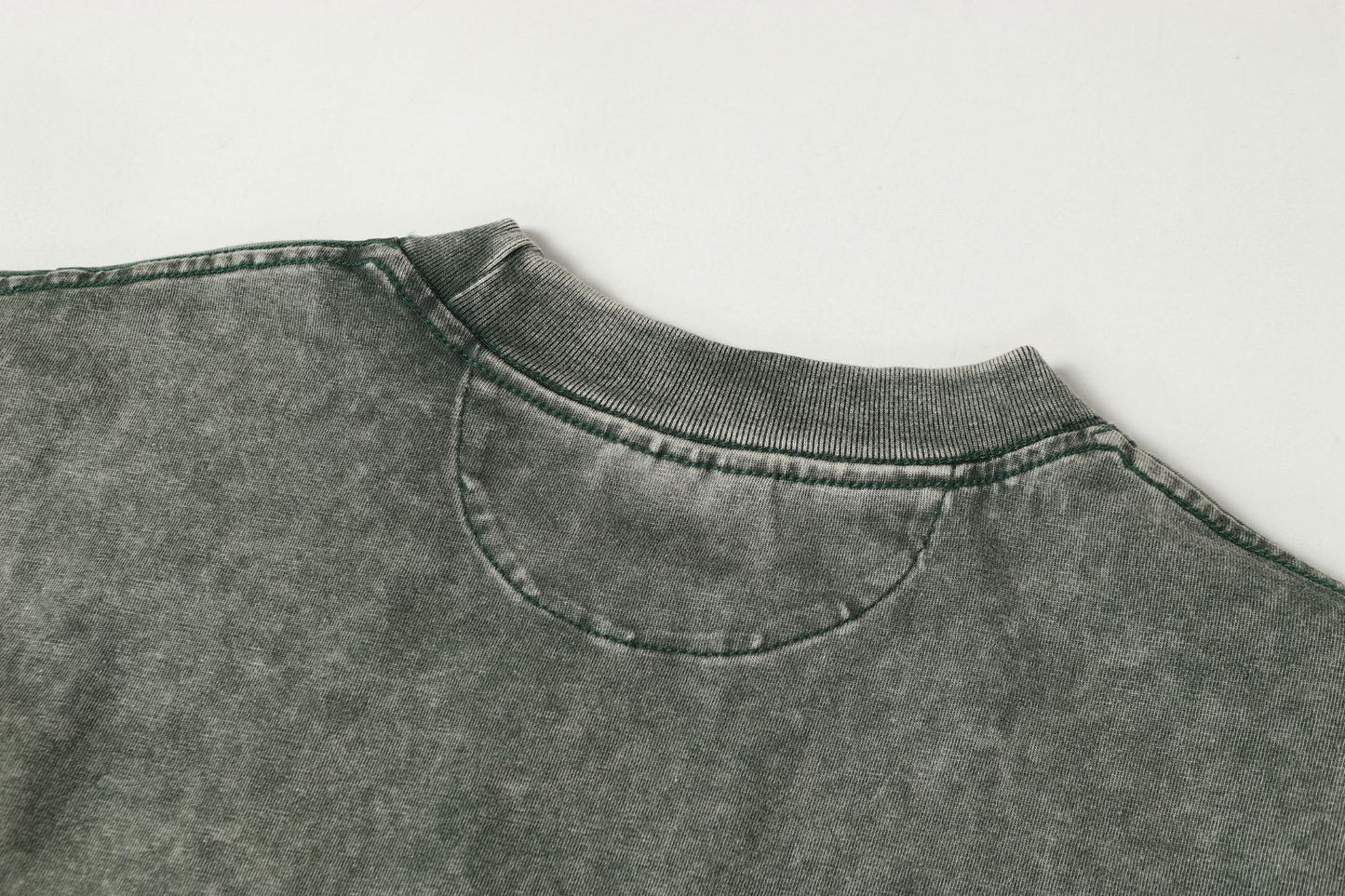 Washed Damage Pure Cotton Short Sleeve T-Shirt WN23055