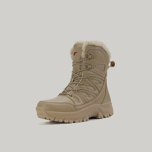 Cold-Resistant Thick Sole Non-Slip Insulated Hiking Boots WN23429