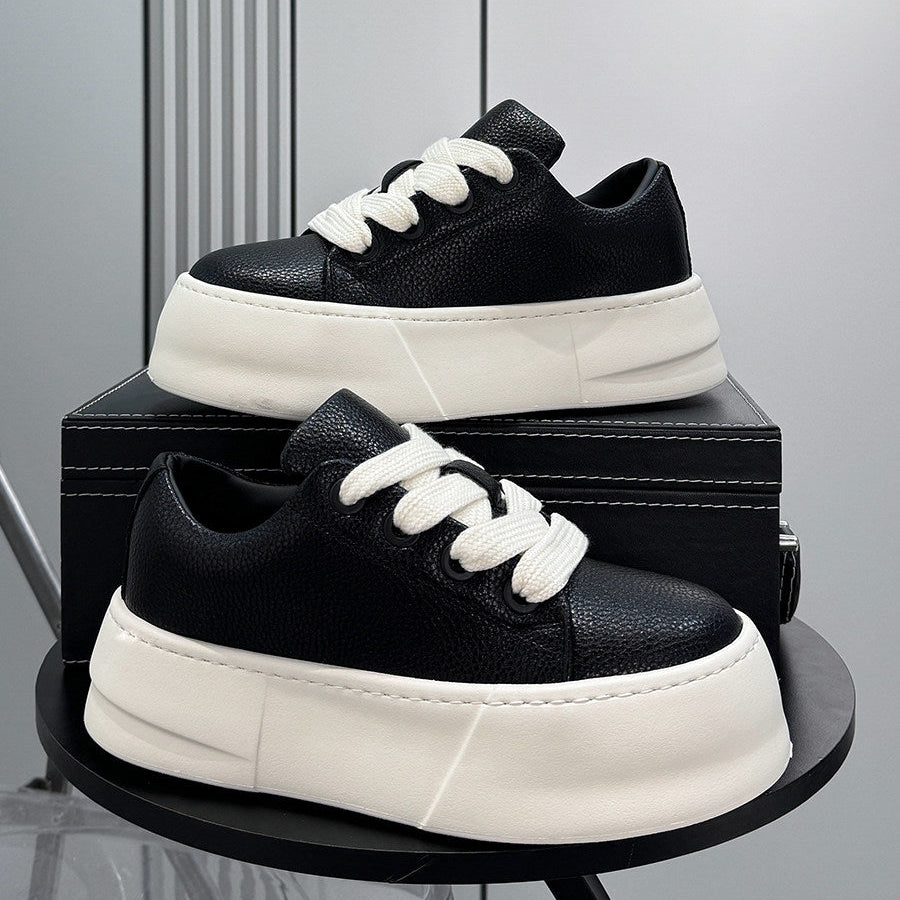 Thick-Sole Height-Increasing Skate Sneakers WN24779