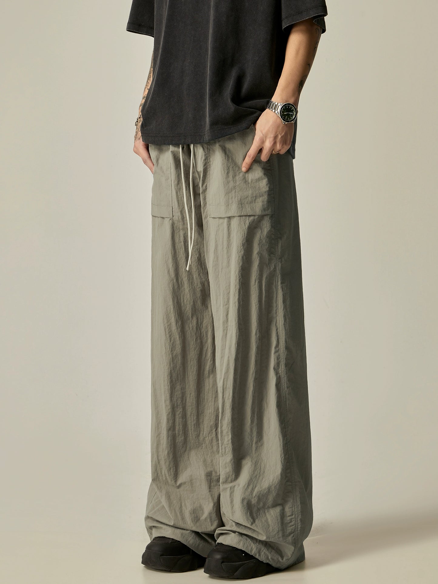 Thin Quick Drying Wide Leg Pants WN7742