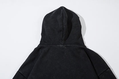 Letter Print Pullover Hoodie WN11208