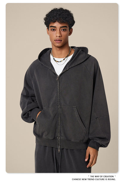 Oversize Zipper Hoodie WN23119