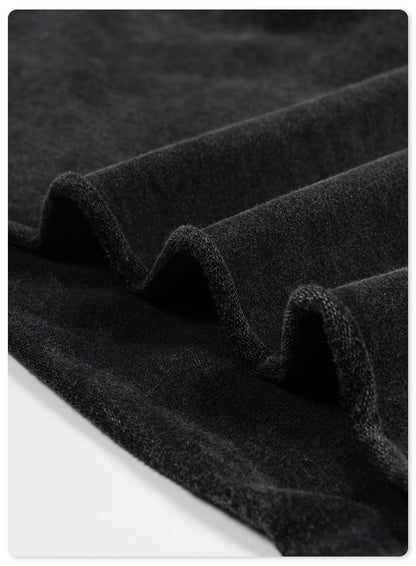 Water Washed Heavyweight Oversize Short Sleeve T-Shirt WN6077