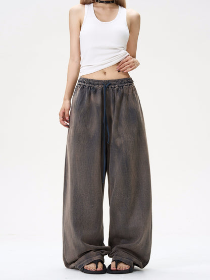 Tie Dye Wide Leg Sweatpants WN8449