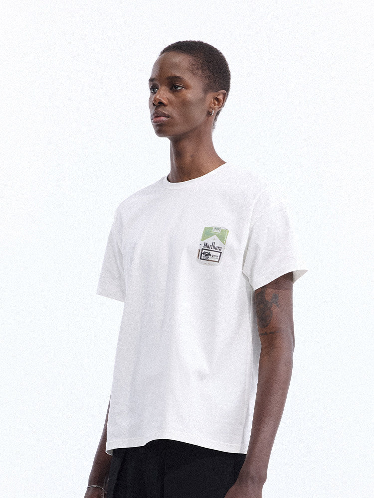 Logo Print Cotton Short Sleeve T-Shirt WN27092