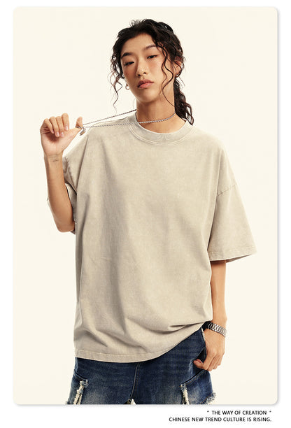 Washed Heavyweight Short Sleeve T-Shirt WN6334