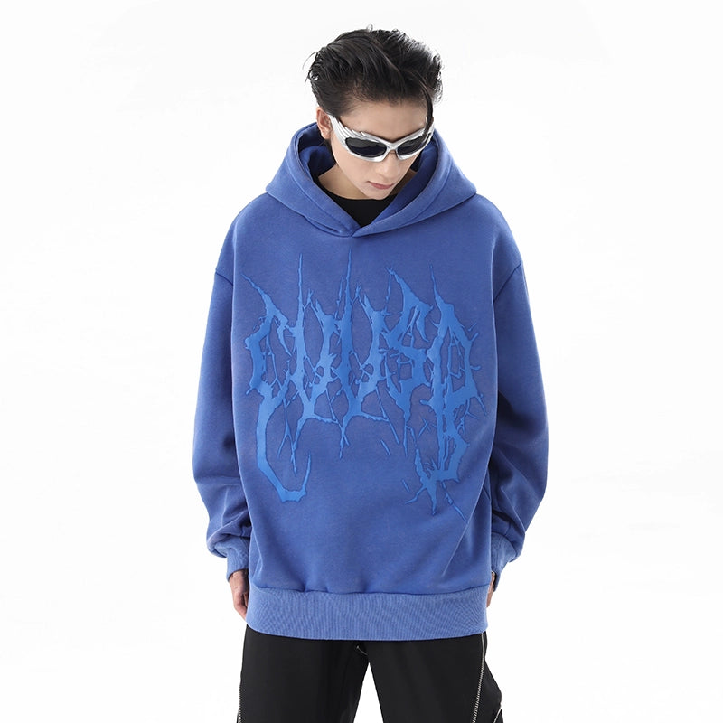 Washed Fleece Linning Oversize Hoodie WN10340