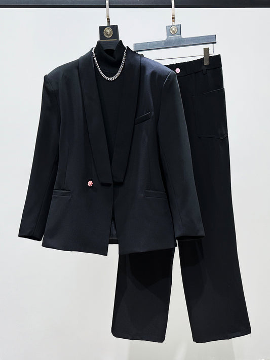 Tailored Jacket & Straight Trousers Setup WN23892