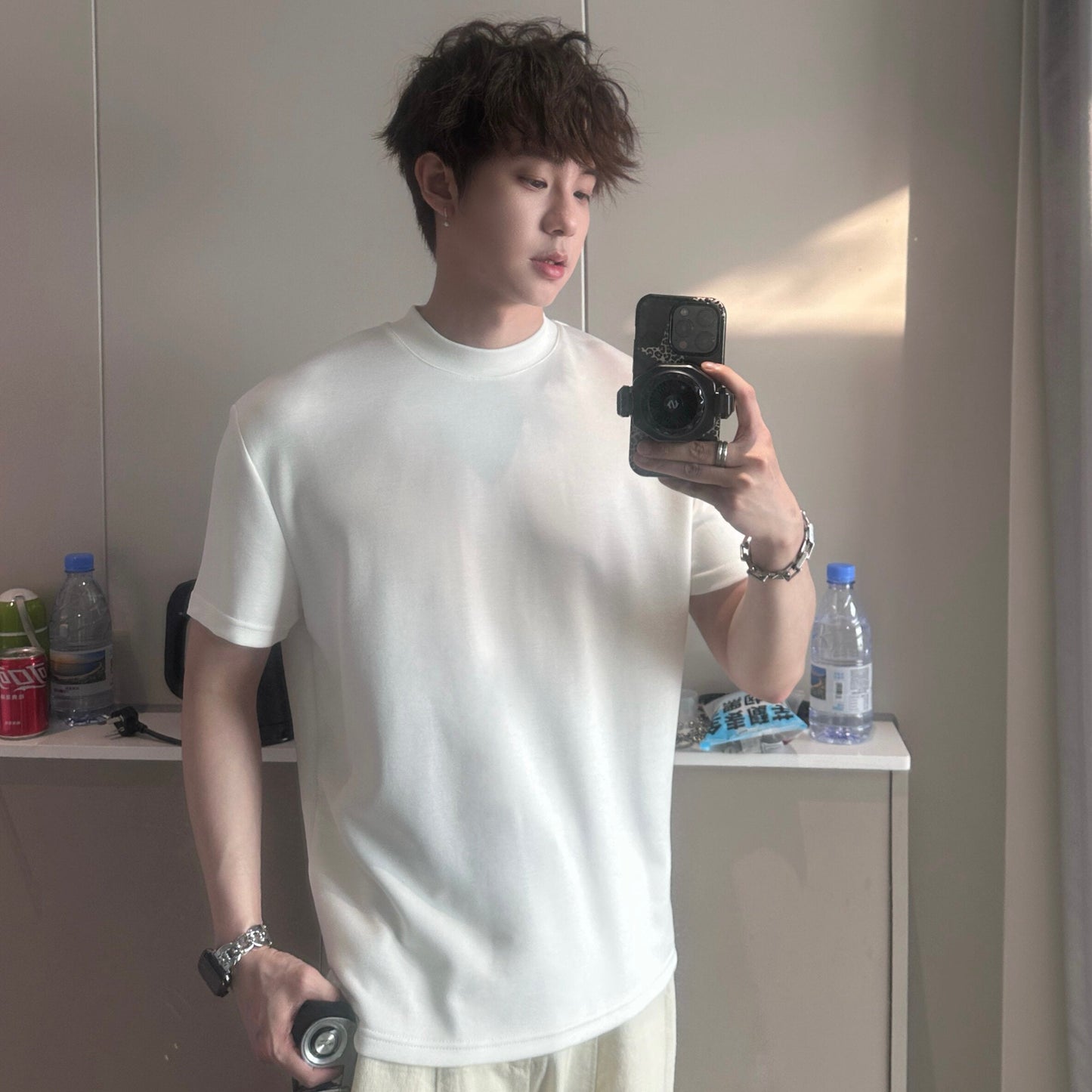Plain Short Sleeve T-Shirt WN25336
