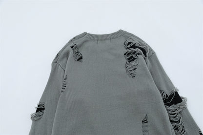 Damage Knit Sweater WN11186