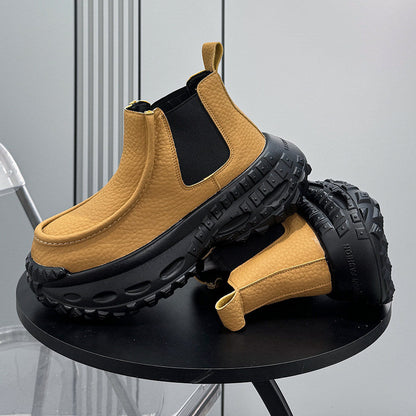 Thick-Sole Height-Increasing Chelsea Boots WN24774