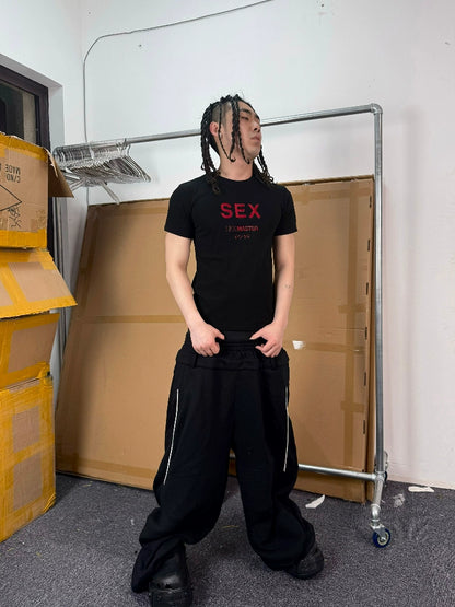 Graphic Letter Print Comfort Short Sleeve T-Shirt WN18093