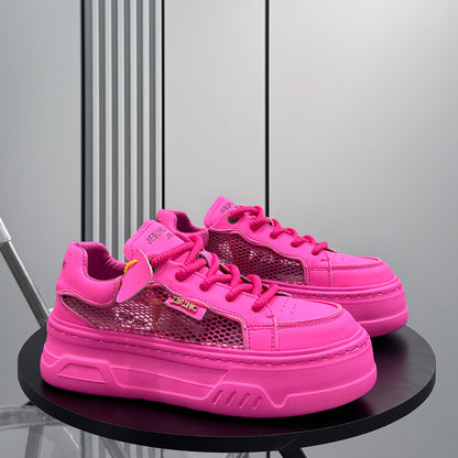 Chunky Platform Mesh Lace-Up Sneakers WN24848