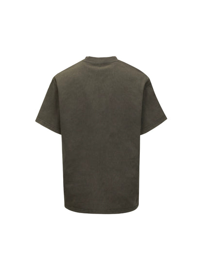 Heavyweight Wash Graphic Print Short Sleeve T-Shirt WN19005