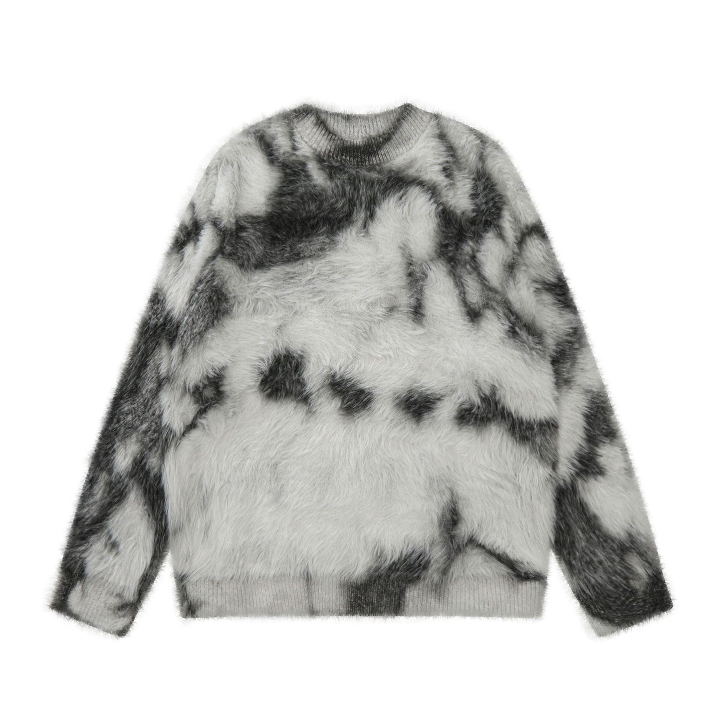 Tie-Dye Fake Mink Knit Sweater WN11000