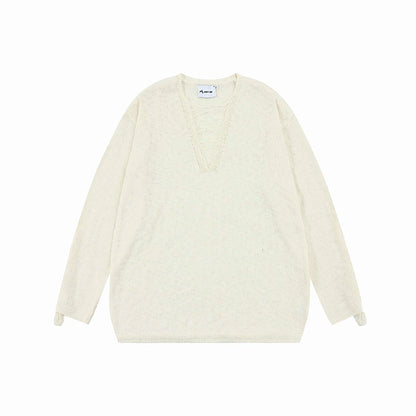 Oversize  V-Neck Sweater WN7580