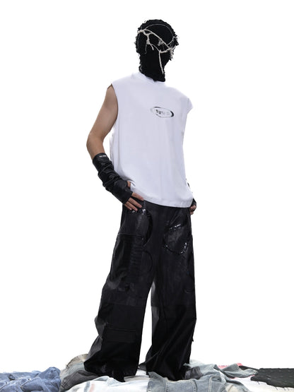 Oversize Sleeveless T-Shirt WN18665