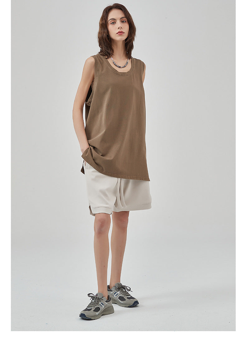 Washed Tank Top WN6641