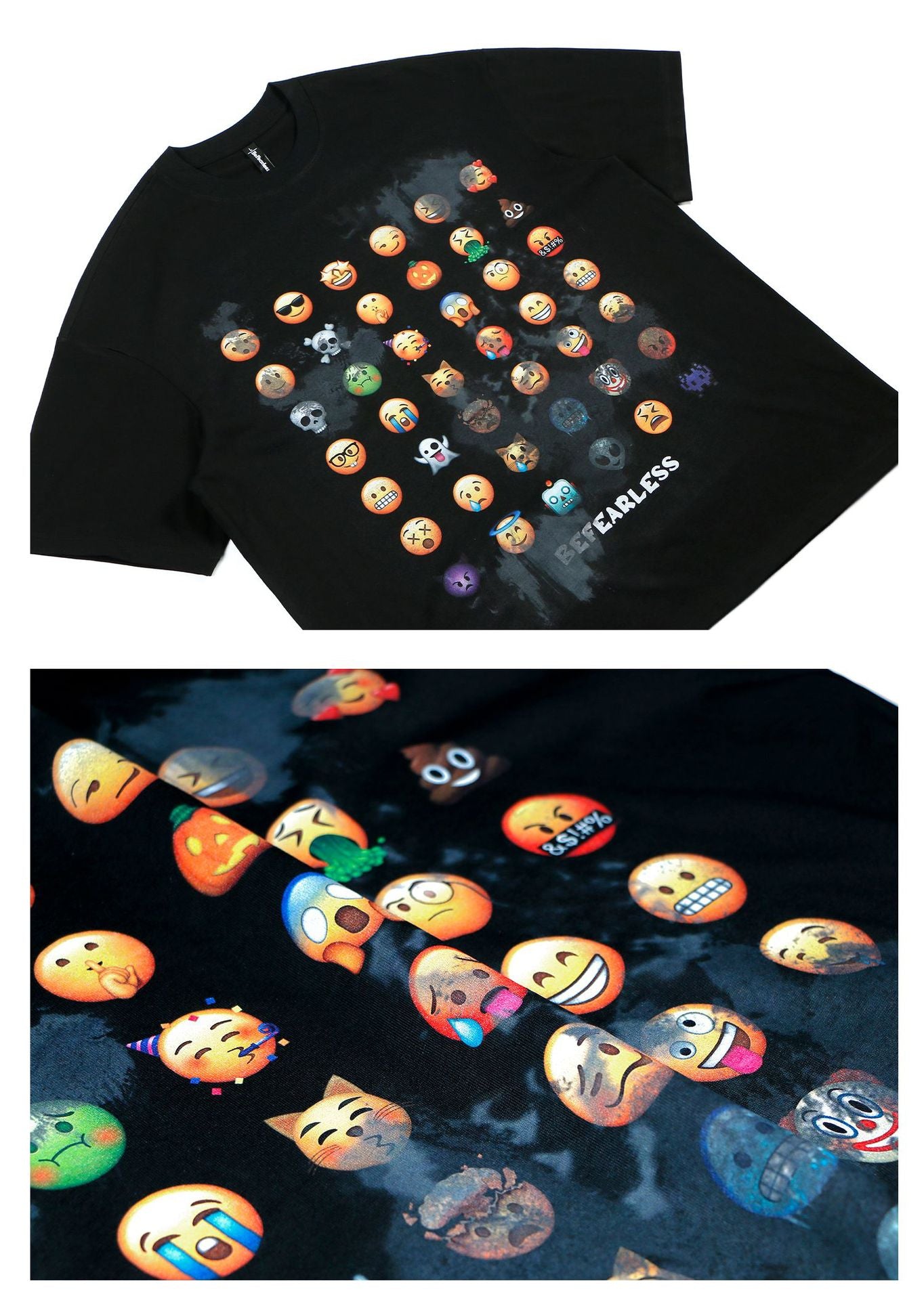 Emoji Graphic Short Sleeve T-Shirt WN26185
