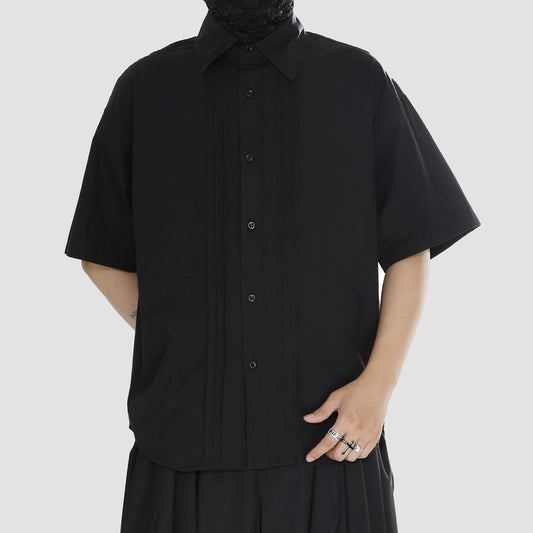 Tassel Design Oversize Short Sleeve Shirt WN20156