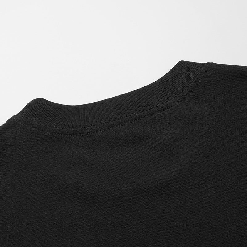 Lips Print Washed Oversize Short Sleeve T-Shirt WN18592