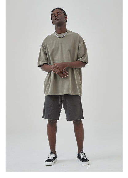 Oversize Washed Short-sleeve T-shirt WN6626