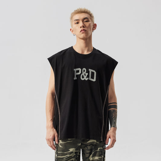 Damage Design Buttoned Tank Top WN17555