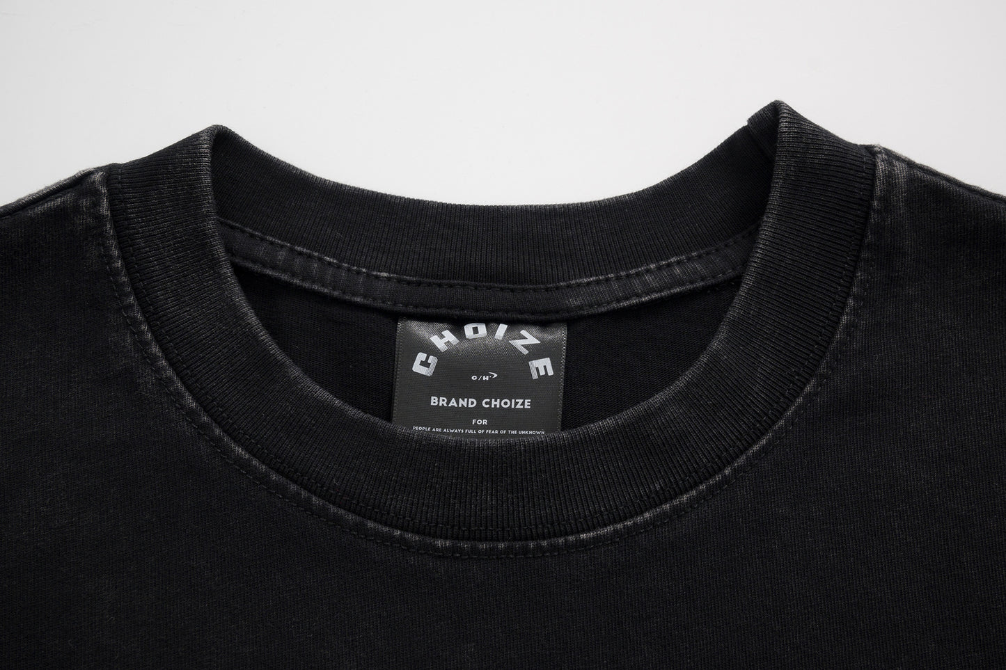 Rock Graphic Print Washed Cotton Short Sleeve T-Shirt WN25661