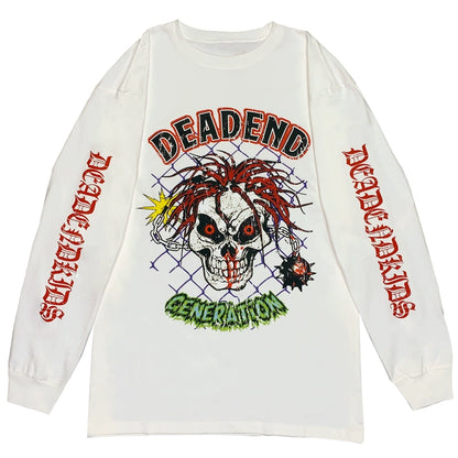 Skull Print Long Sleeve T-Shirt WN22272