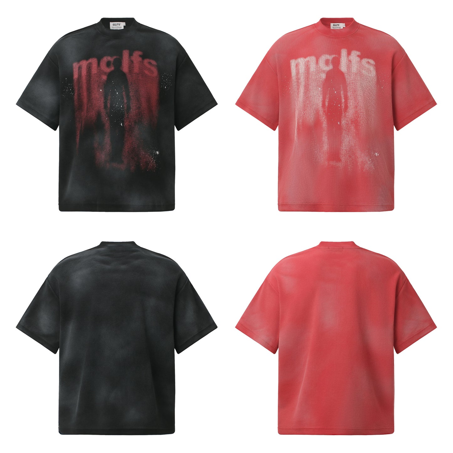 Waffle Shadow Art Print Short Sleeve T-Shirt WN25569