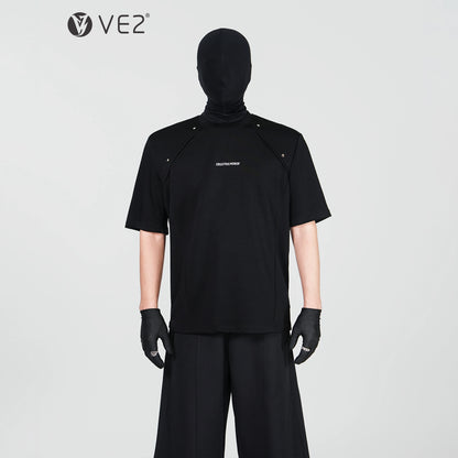 Metal Studs Heavyweight Oversize Short Sleeve T-Shirt WN17443