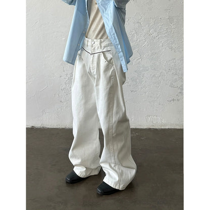 Wide Leg Denim Jeans WN19943