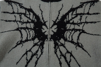 Colorblock Zipper Knit Cardigan WN11455