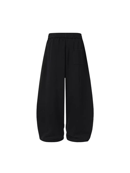 Letter Print Adjustable Hem Wide Leg Sweatpants WN27915